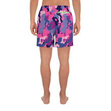 將圖片載入圖庫檢視器 George Isaiah BubbleGum camouflage Athletic Shorts