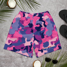 將圖片載入圖庫檢視器 George Isaiah BubbleGum camouflage Athletic Shorts