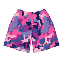 將圖片載入圖庫檢視器 George Isaiah BubbleGum camouflage Athletic Shorts