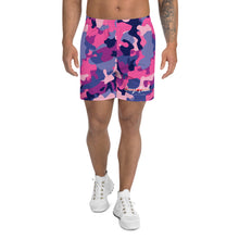 將圖片載入圖庫檢視器 George Isaiah BubbleGum camouflage Athletic Shorts