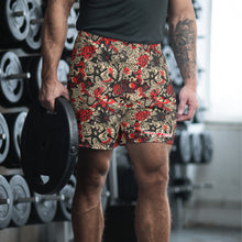 Cargar imagen en el visor de la galería, George Isaiah doodle camouflage Athletic Shorts