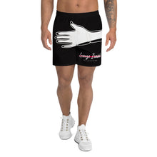 Load image into Gallery viewer, George Isaiah Stop looking Black Athletic Short