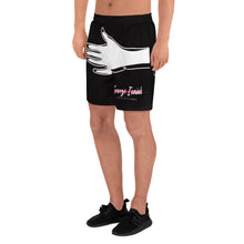 Load image into Gallery viewer, George Isaiah Stop looking Black Athletic Short