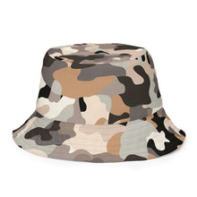 Carregar imagem no visualizador da galeria, George Isaiah Island camouflage Reversible bucket hat