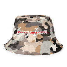 Carregar imagem no visualizador da galeria, George Isaiah Island camouflage Reversible bucket hat