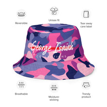 將圖片載入圖庫檢視器 George Isaiah Banana bubbleGum camouflage Reversible bucket hat