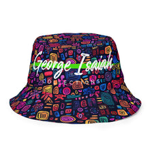 Load image into Gallery viewer, George Isaiah DarkMatter Reversible bucket hat