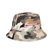 Carregar imagem no visualizador da galeria, George Isaiah Island camouflage Reversible bucket hat