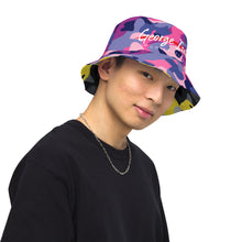 將圖片載入圖庫檢視器 George Isaiah Banana bubbleGum camouflage Reversible bucket hat