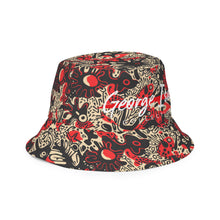 Carregar imagem no visualizador da galeria, George Isaiah doodle camouflage Reversible bucket hat