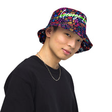 Load image into Gallery viewer, George Isaiah DarkMatter Reversible bucket hat