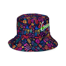 Load image into Gallery viewer, George Isaiah DarkMatter Reversible bucket hat