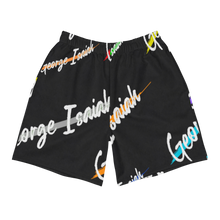 Load image into Gallery viewer, George Isaiah, black Color Label, Men's Athletic, Long Shorts