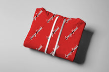Load image into Gallery viewer, George Isaiah, RED, Black Label all over, Unisex Hoodie