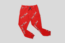 Cargar imagen en el visor de la galería, George Isaiah, RED, Black Label, all over, Men's Jogger's