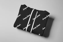 將圖片載入圖庫檢視器 George Isaiah, Gray label all over, unisex hoodie