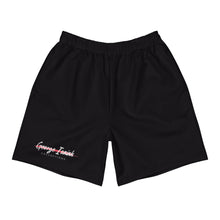將圖片載入圖庫檢視器 George Isaiah, infinity black, Men's Athletic, Long Shorts
