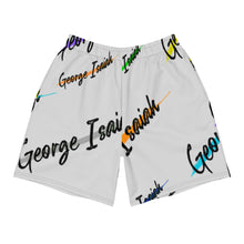 Load image into Gallery viewer, George Isaiah, heather gray, color label, Men's Athletic, Long Shorts