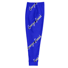 画像をギャラリービューアに読み込む, George Isaiah, BLK Label, Blue, all over, Men's Jogger