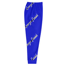 画像をギャラリービューアに読み込む, George Isaiah, BLK Label, Blue, all over, Men's Jogger