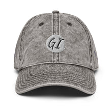 將圖片載入圖庫檢視器 George Isaiah, GI, Vintage Cotton Twill Cap
