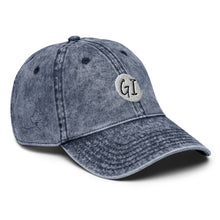 將圖片載入圖庫檢視器 George Isaiah, GI, Vintage Cotton Twill Cap