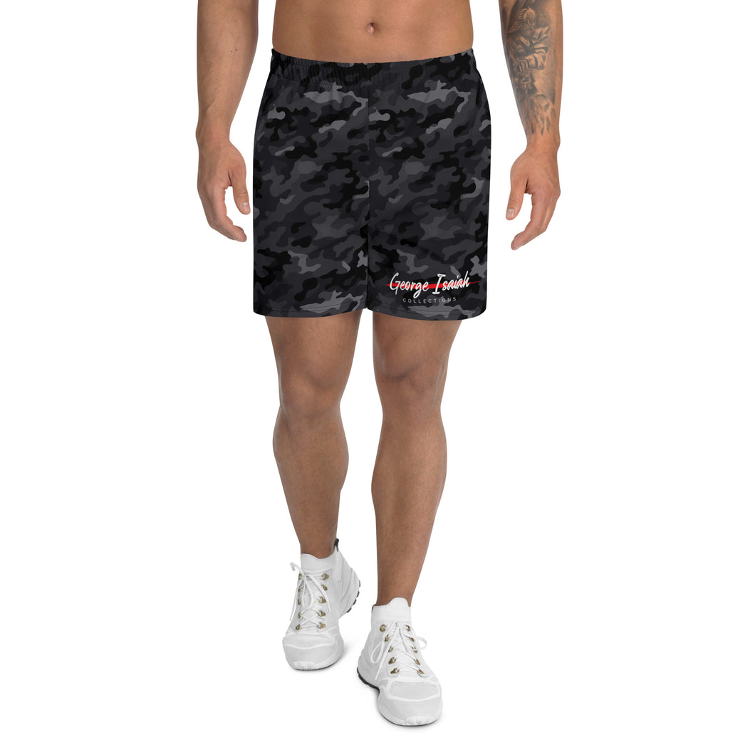 George Isaiah camouflage doodle Athletic Shorts