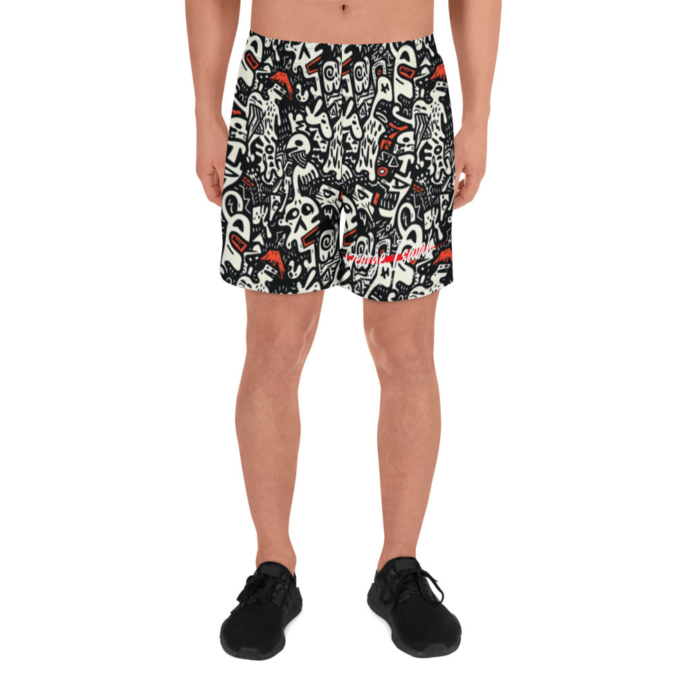 George Isaiah Warriors greed Athletic Shorts