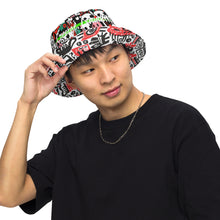 Load image into Gallery viewer, George Isaiah berserk Warrior Reversible bucket hat
