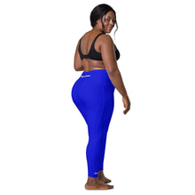 Carregar imagem no visualizador da galeria, George Isaiah Blue Leggings with pockets
