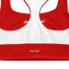 Charger l&#39;image dans la galerie, George Isaiah Red Sports Bra
