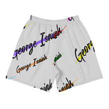 Charger l&#39;image dans la galerie, George Isaiah, heather gray, color label, Men&#39;s Athletic, Long Shorts
