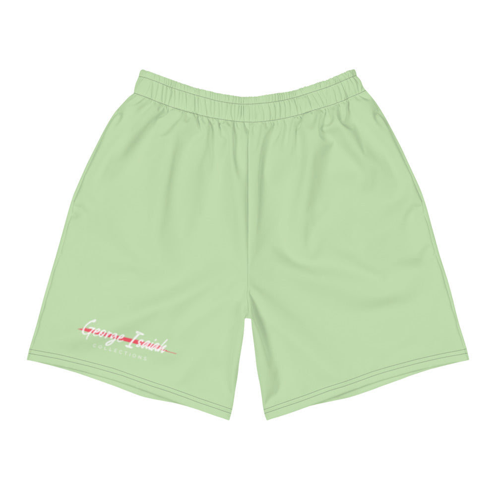 George Isaiah, Lime mint, Men's Athletic, Long Shorts