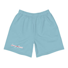 將圖片載入圖庫檢視器 George Isaiah, Sky blue, Men&#39;s Athletic, Long Shorts
