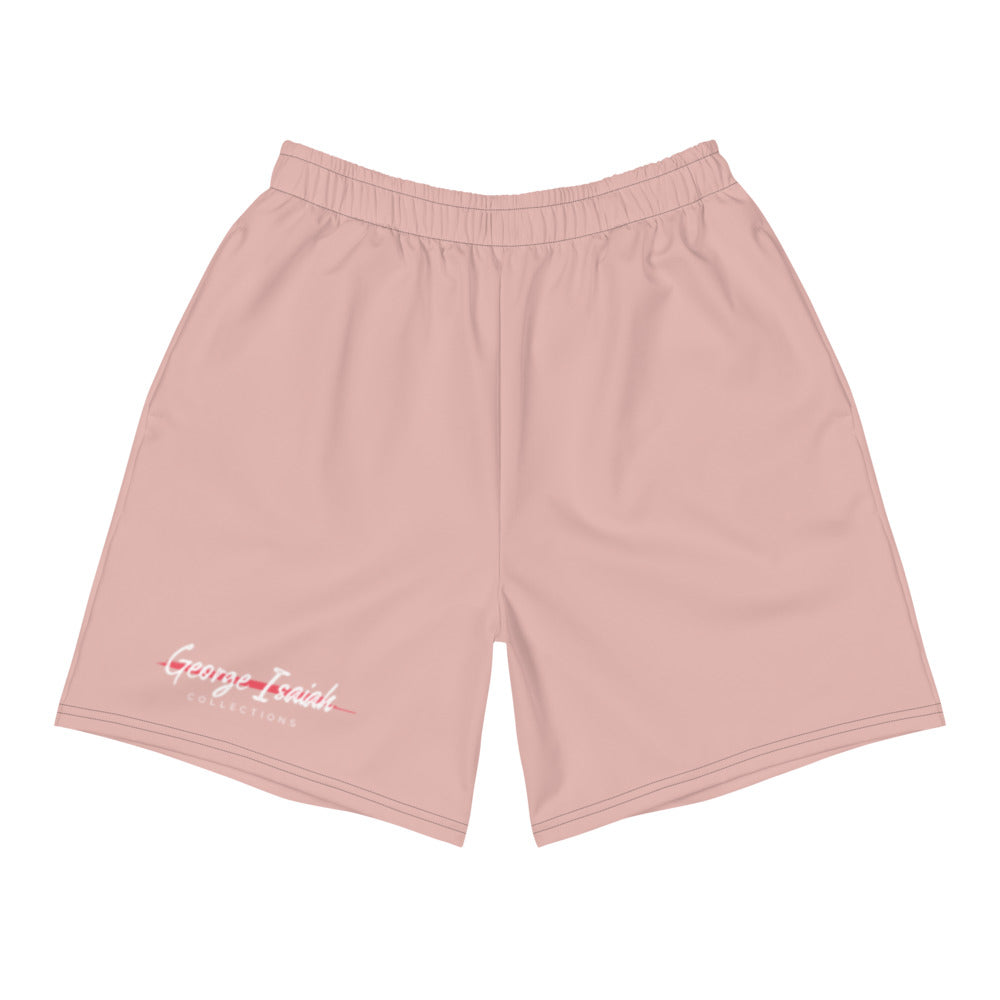 George Isaiah, Pantone Pink, Men's Athletic, Long Shorts