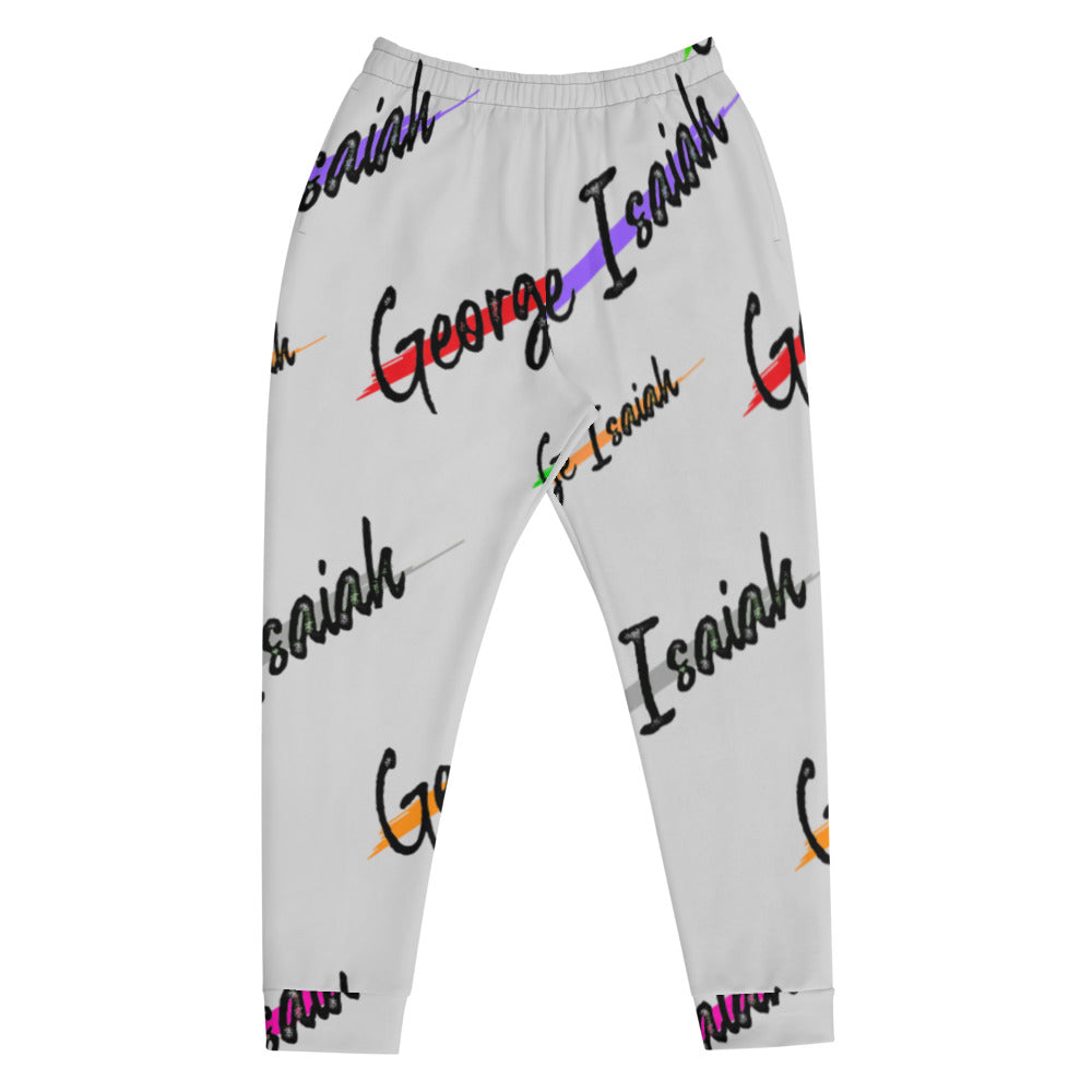 George Isaiah, Heather gray, color Label , all over, Men's Jogger's