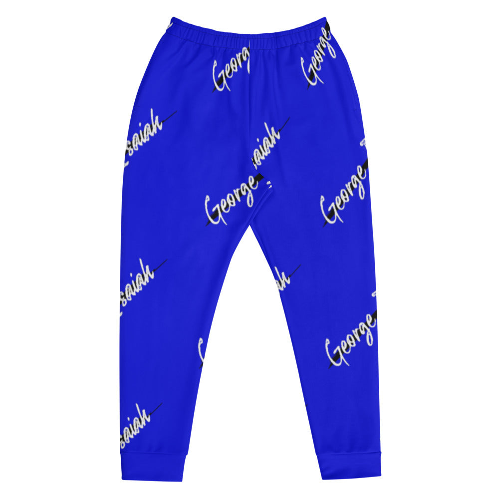 George Isaiah, BLK Label, Blue, all over, Men's Jogger