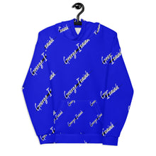 Load image into Gallery viewer, George Isaiah, BLK Label, Blue, Unisex Hoodie
